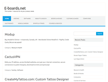 Tablet Screenshot of e-boards.net